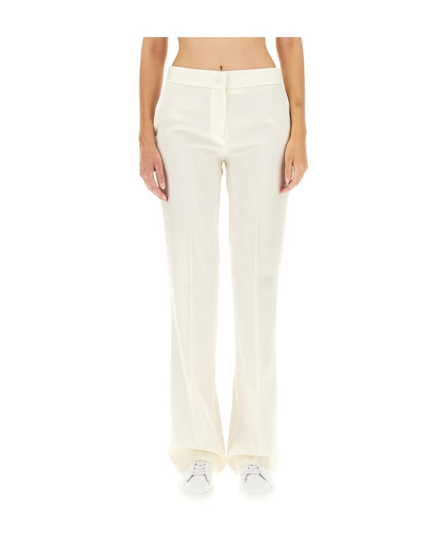 FABIANA FILIPPI Flare Fit Pants In White Product Image