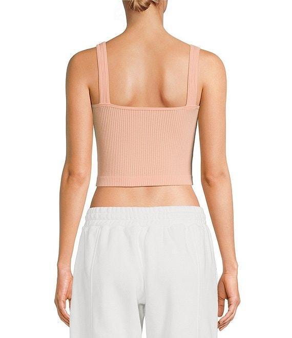 Free People Ribbed V-Neck Sleeveless Cropped Brami Product Image