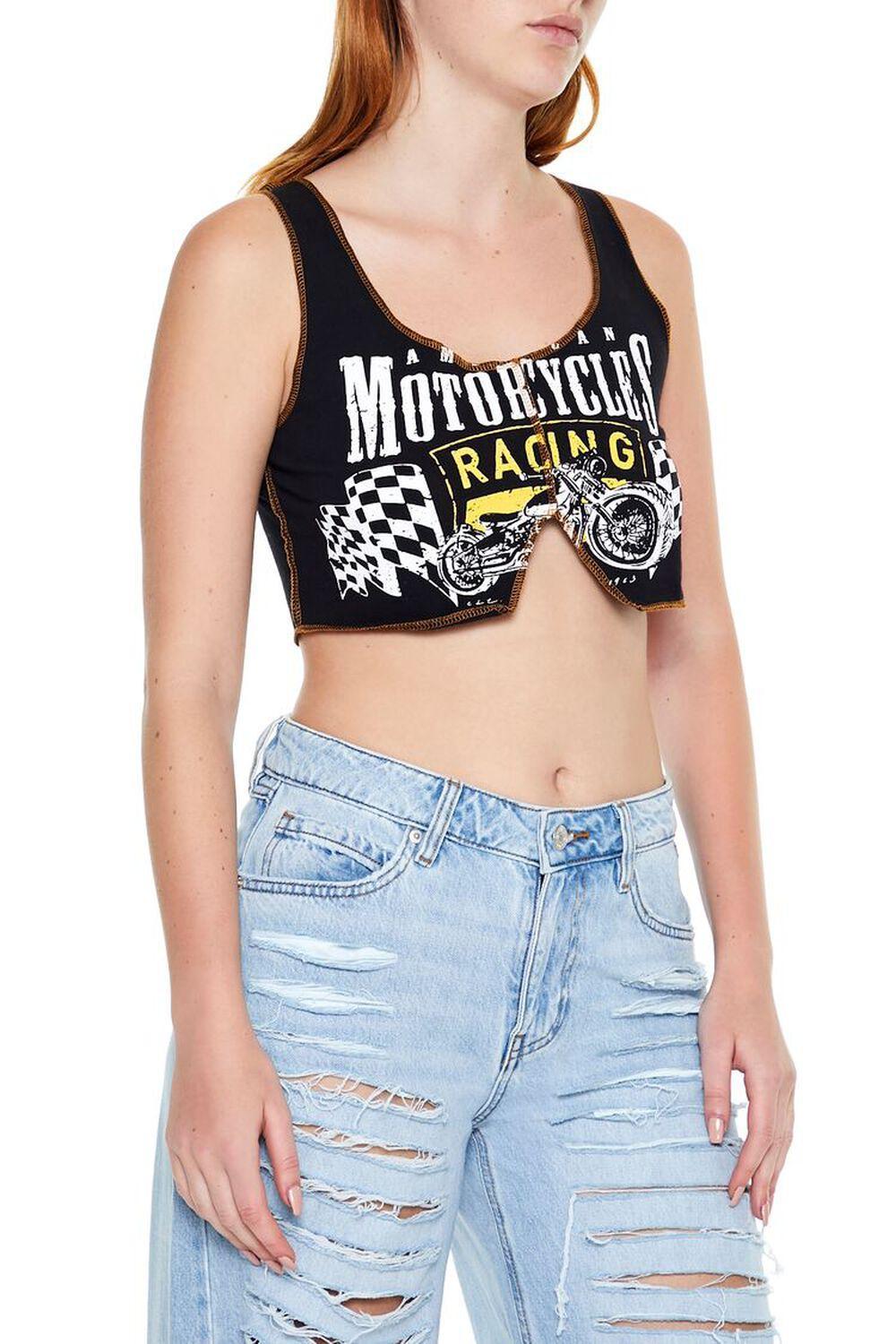 Motorcycle Graphic Crop Top | Forever 21 Product Image
