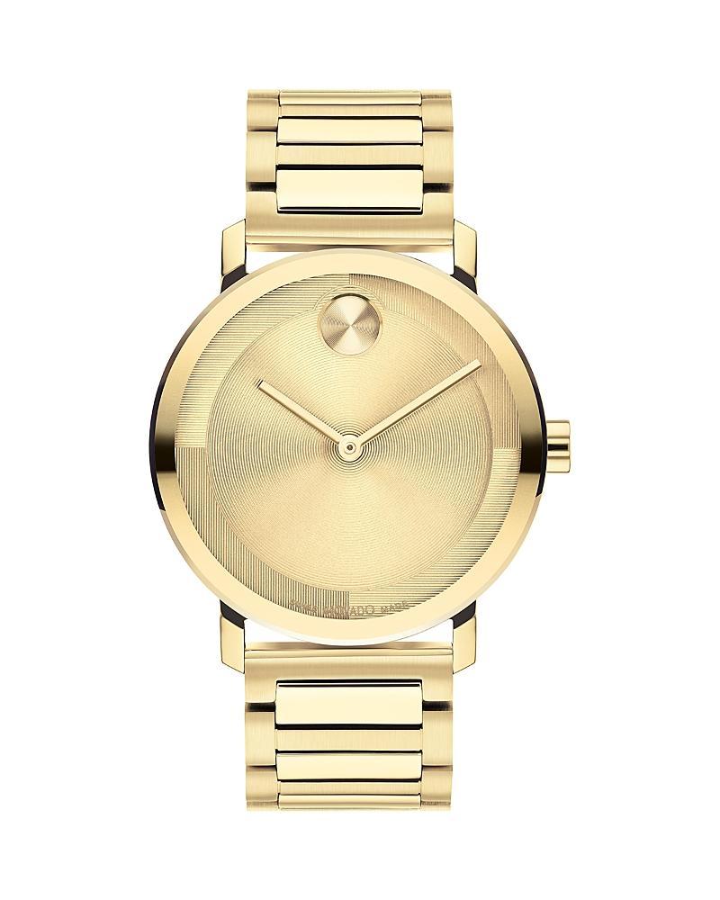Movado Bold Mens Evolution 2.0 Quartz Analog Gold Mesh Bracelet Watch Product Image