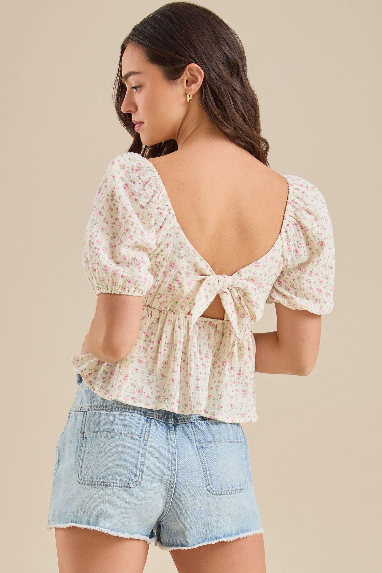 Harriet Floral Babydoll Top Product Image
