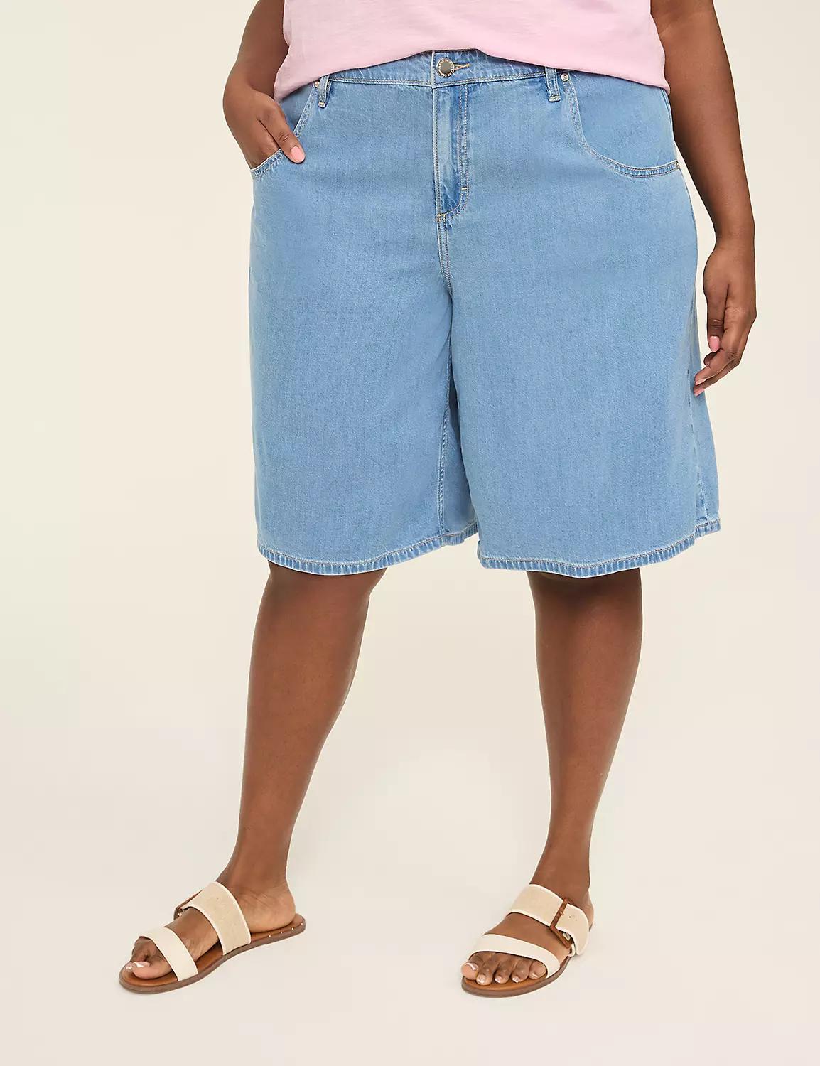 Lightweight Denim Long Jean Short - 11" Inseam Product Image