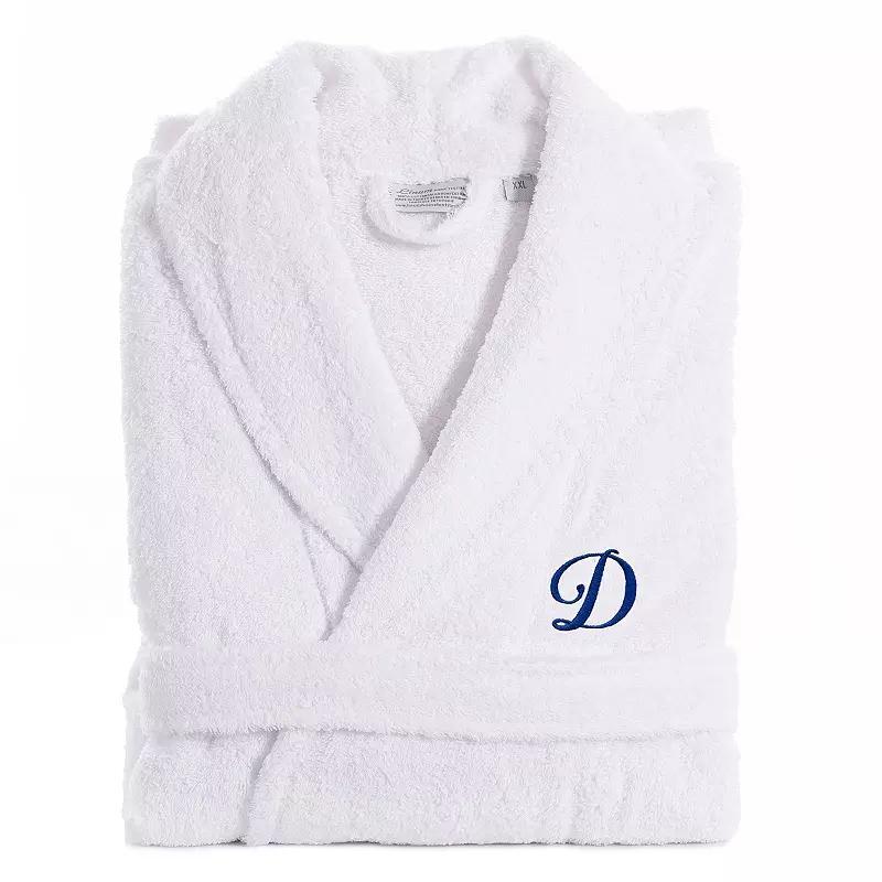 Linum Home Textiles Turkish Cotton Personalized Unisex Tie Front Terry Bathrobe, Mens Product Image