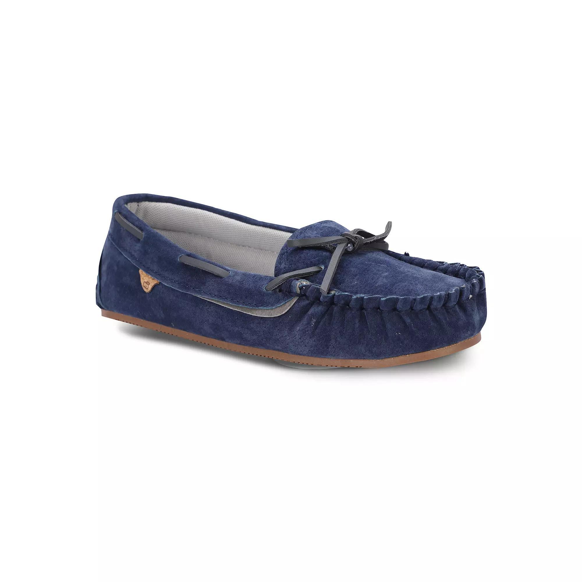 Mykos Selena Women's Suede Moccasin Shoes, Size: 9.5, Blue Product Image
