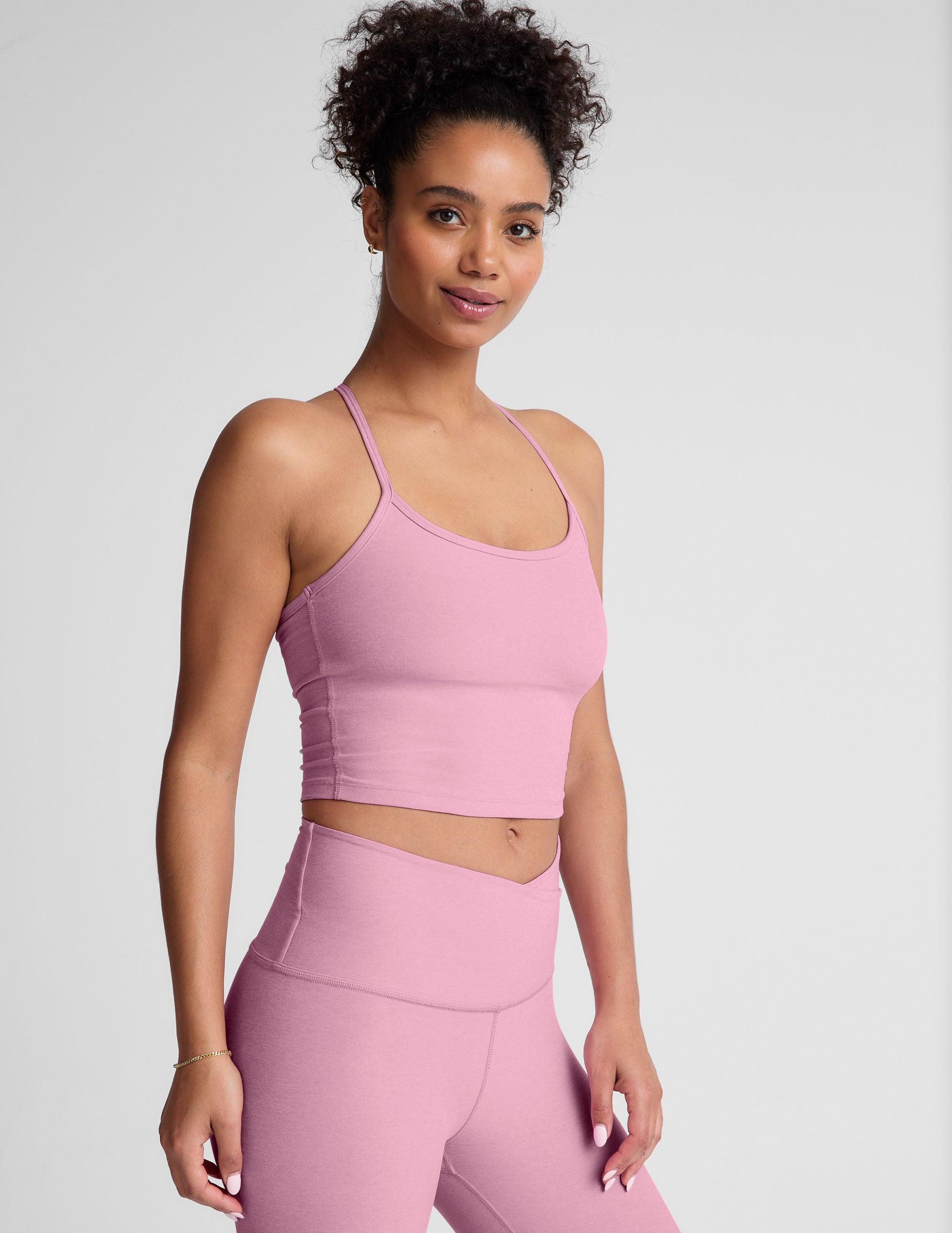 Spacedye Slim Racerback Cropped Tank Product Image