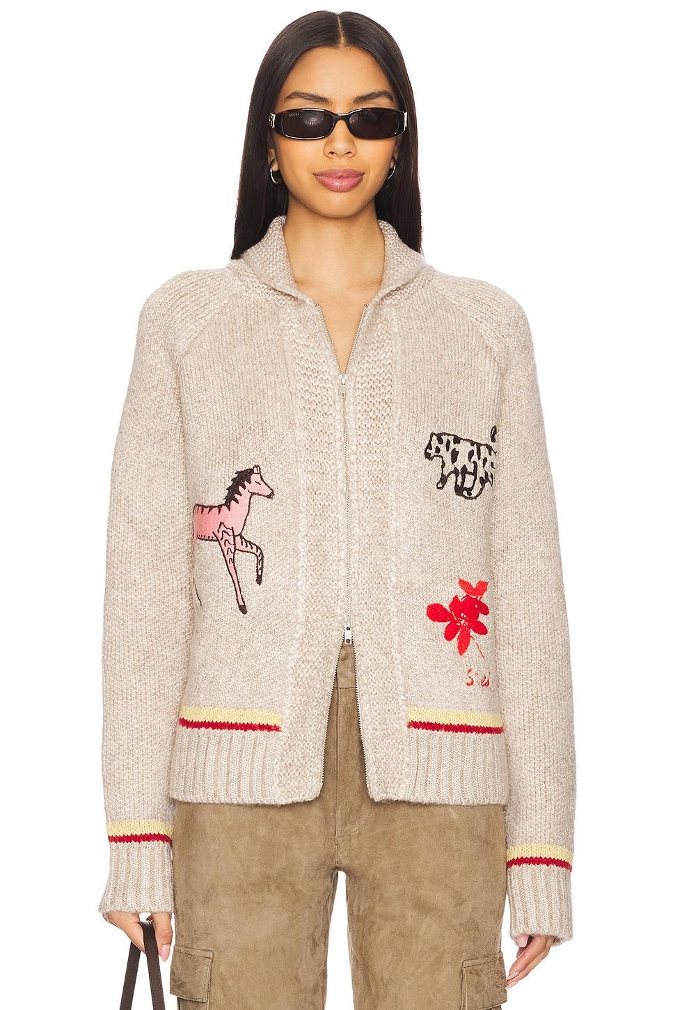 Niasa Zip Up Sweater SIEDRES Product Image
