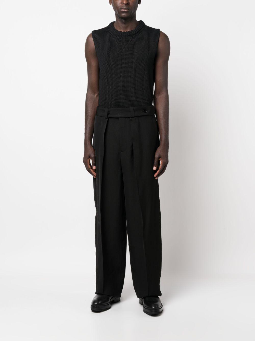 pleated wide-leg trousers  Product Image