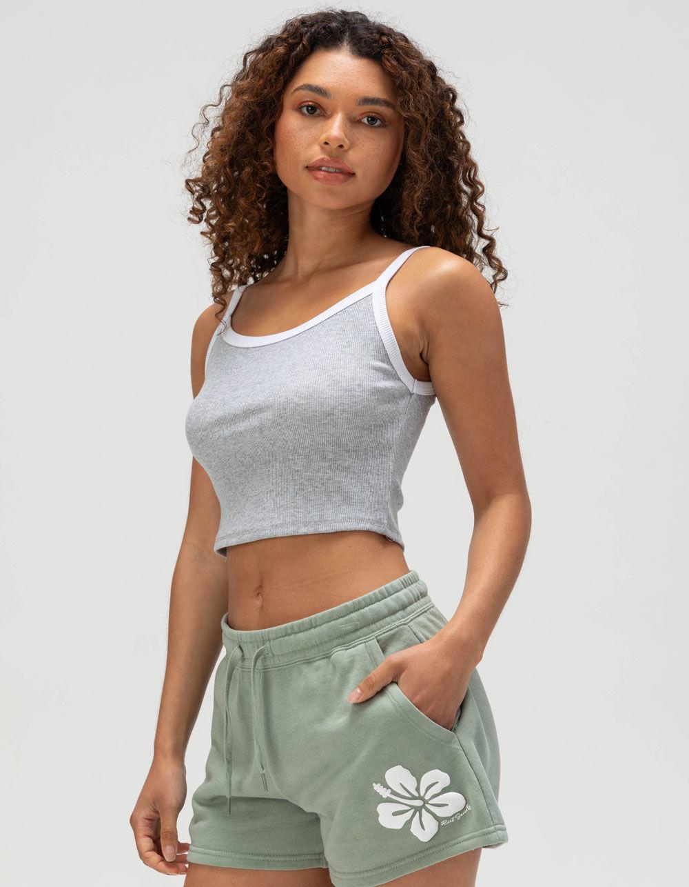 TILLYS Ringer Womens Cami - GRAY/WHITE Product Image