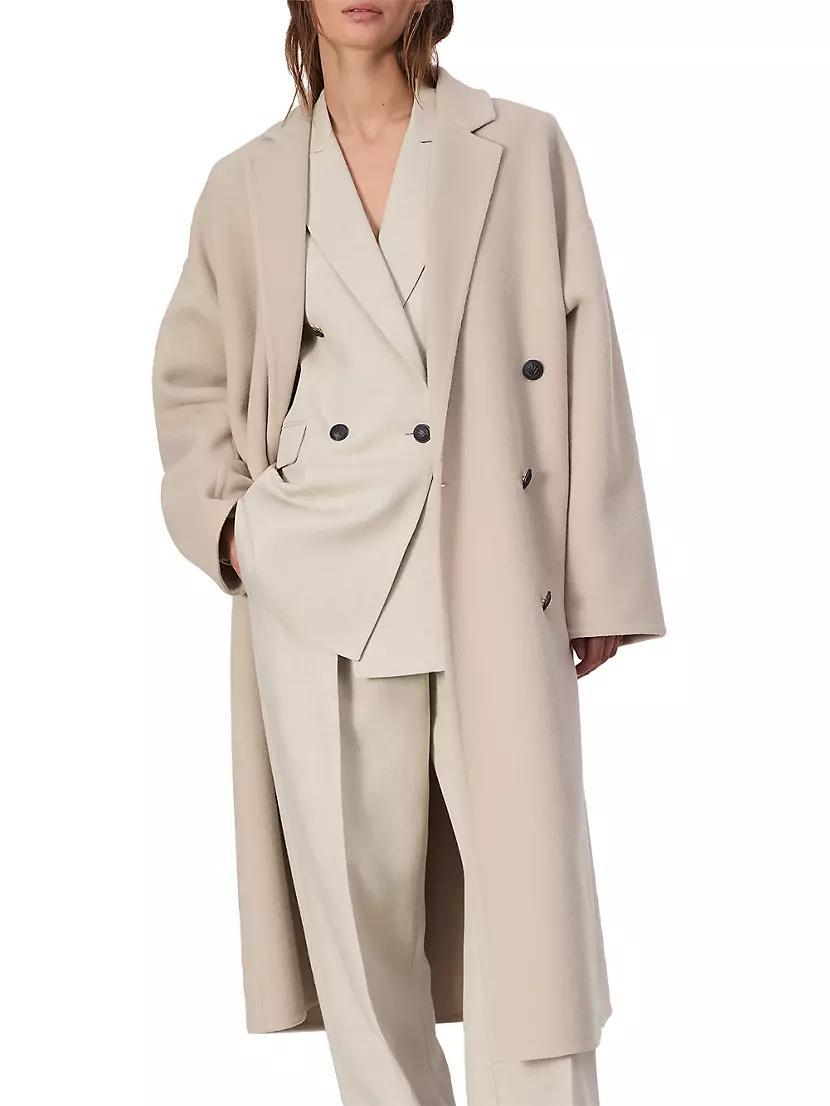 Thea Wool Double-Breasted Coat Product Image