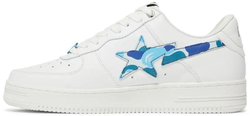A Bathing Ape Bape Sta Low ABC Camo White Blue Product Image
