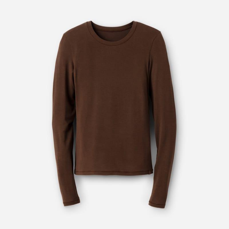 UGG Womens Aidelene Long Sleeve Tee LENZINGu2122 ECOVEROu2122 Viscose Blend Tops Product Image