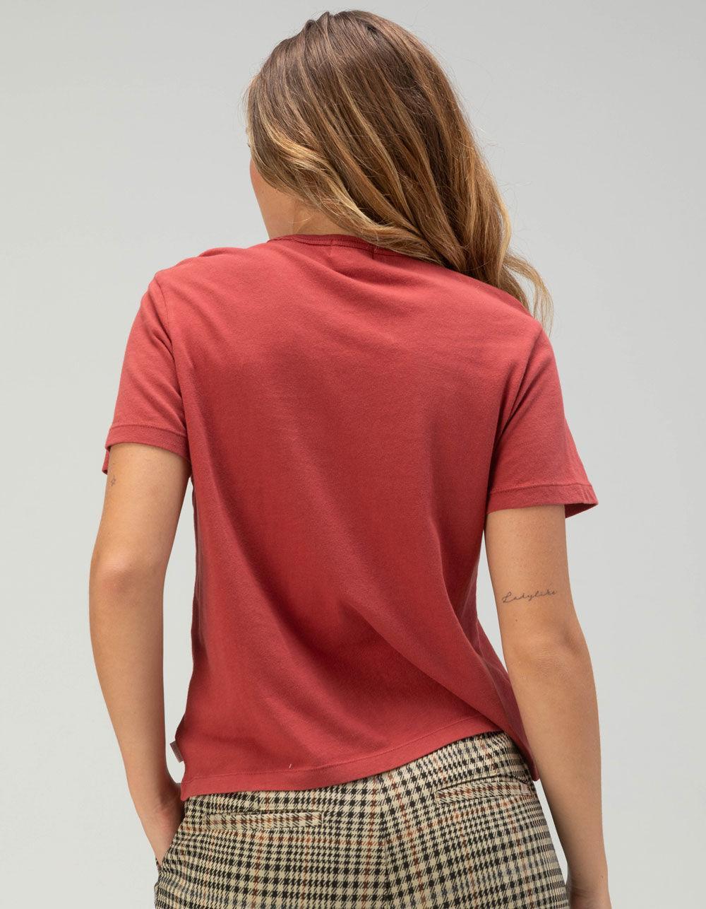 BRIXTON Carefree Womens Pocket Tee - BLACK RINSE Product Image