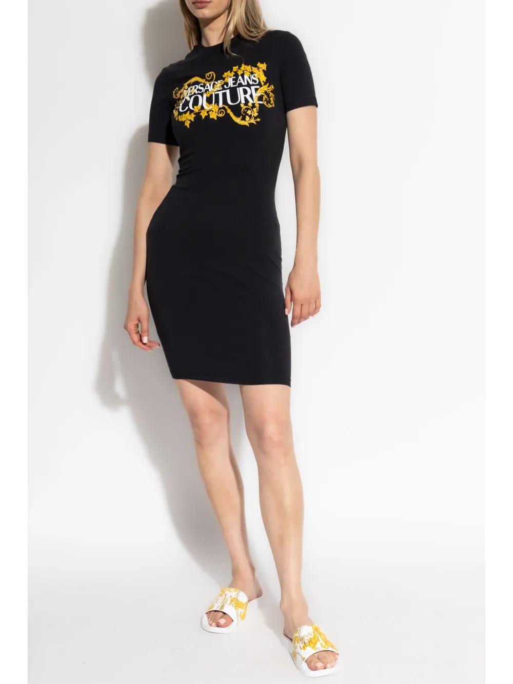 logo-print t-shirt dress  Product Image