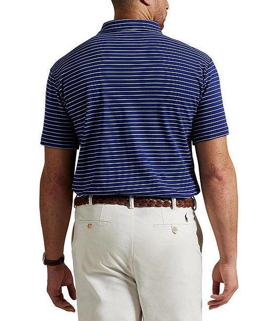 Polo Ralph Lauren Big & Tall Classic Fit Soft Cotton Stripe Short Sleeve Polo Shirt Product Image