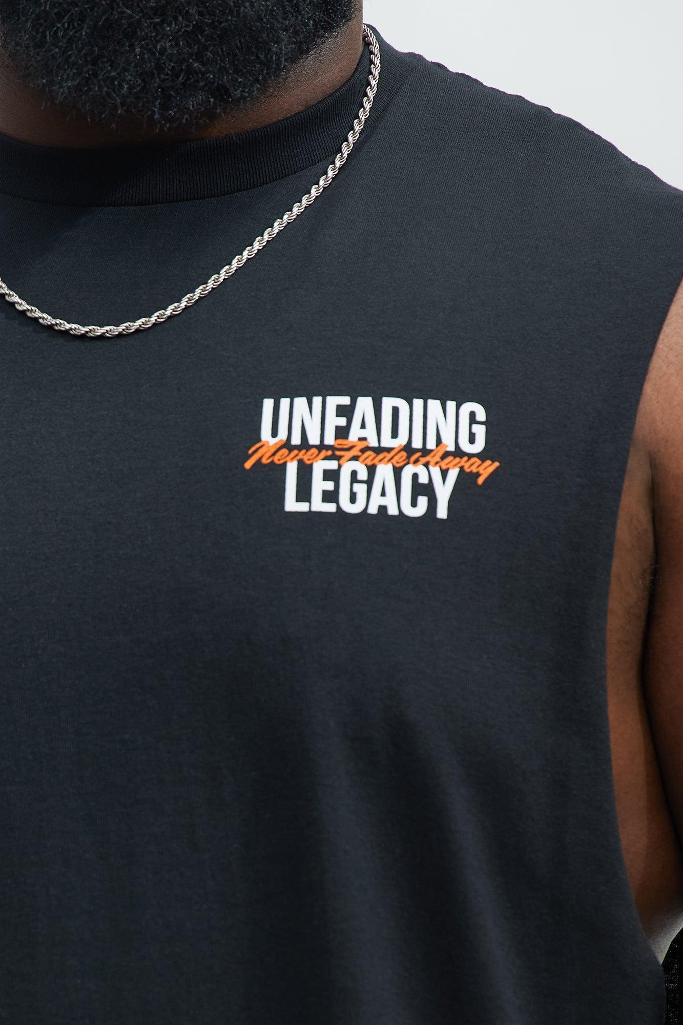 Never Fade Muscle Tee - Black Product Image