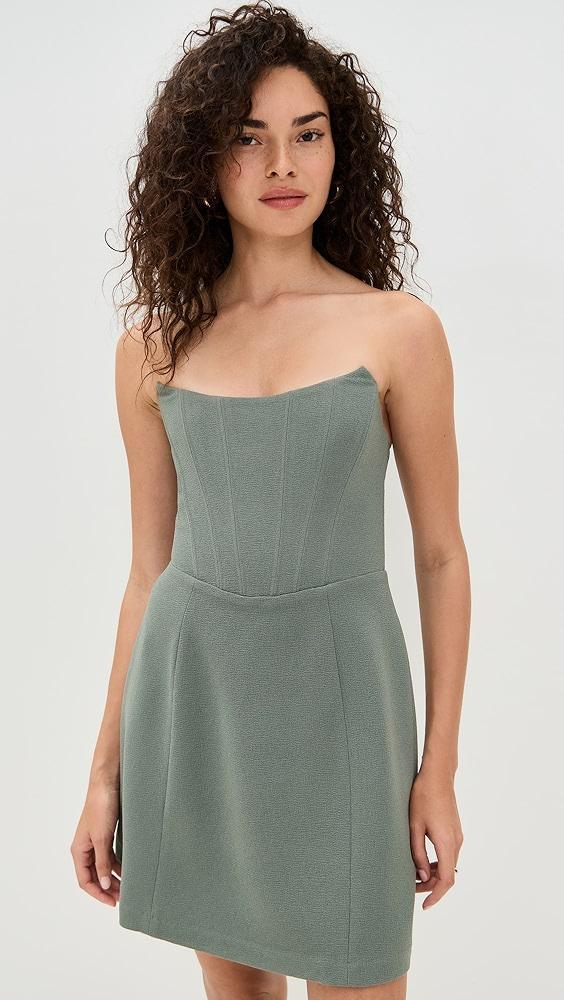 Susana Monaco Pebble Strapless Corset Dress | Shopbop Product Image