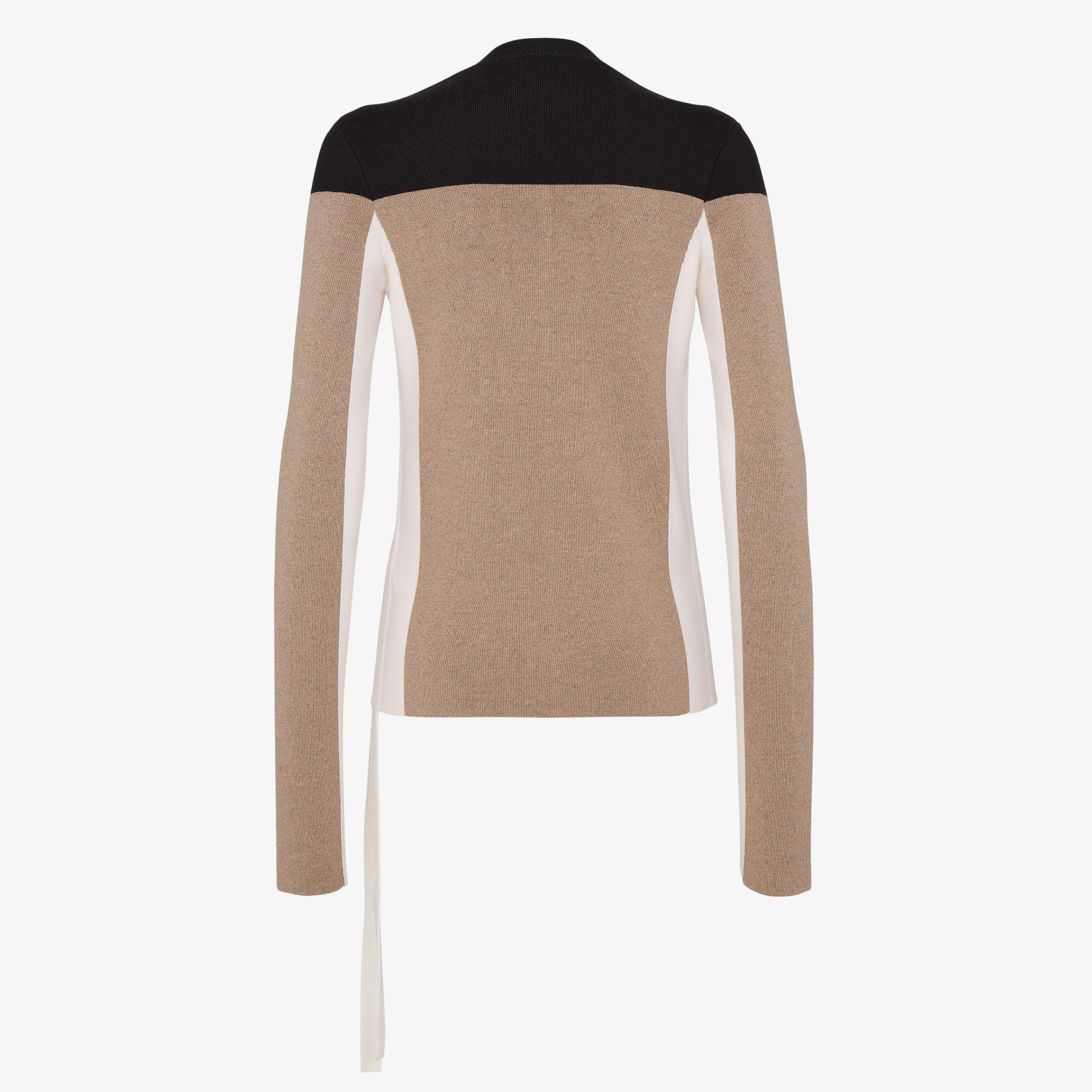 SweaterBeige wool and viscose jumper Product Image