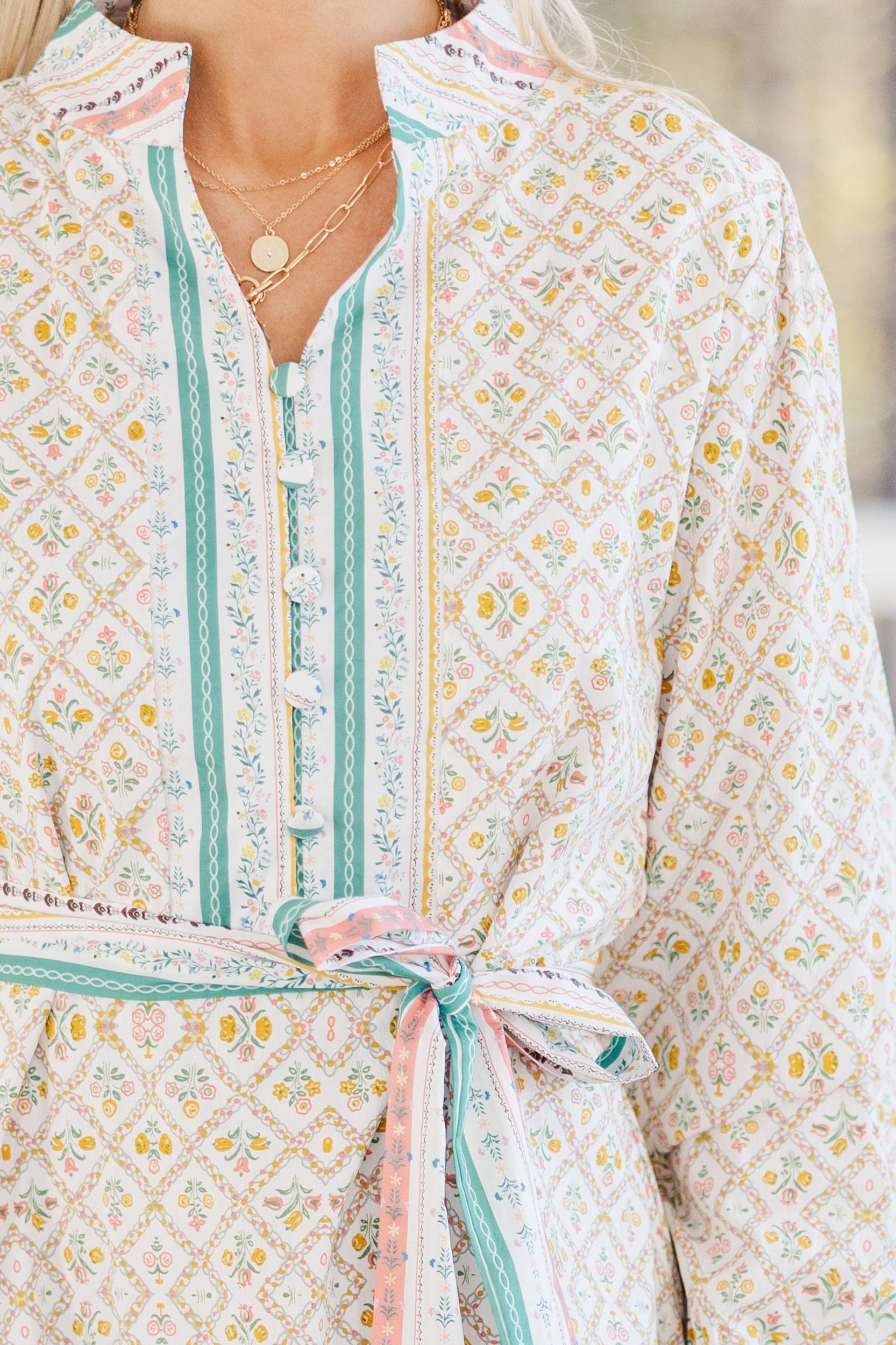 Came To Play Green Floral Maxi Dress Female Product Image
