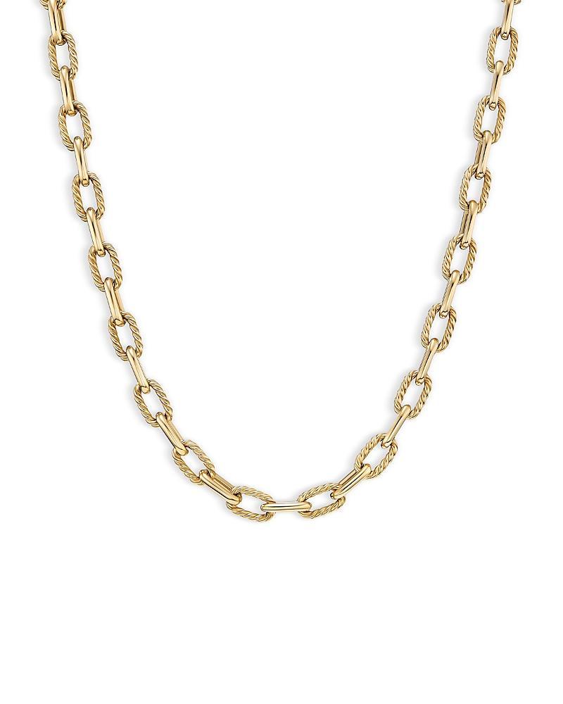 Mens DY Madison Chain Necklace In 18K Yellow Gold Product Image