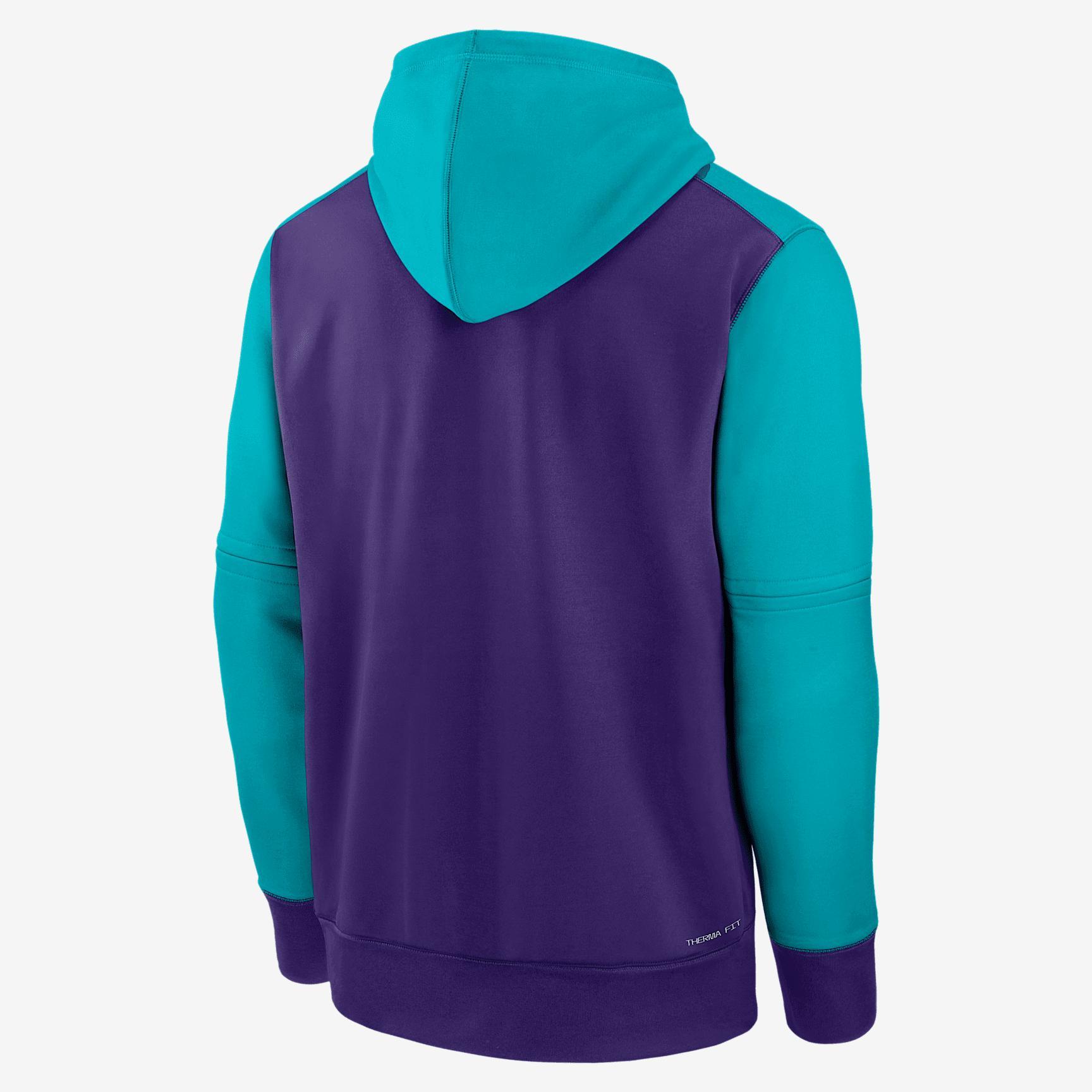 Men's Arizona Diamondbacks Authentic Collection City Connect Nike Therma MLB Pullover Hoodie Product Image