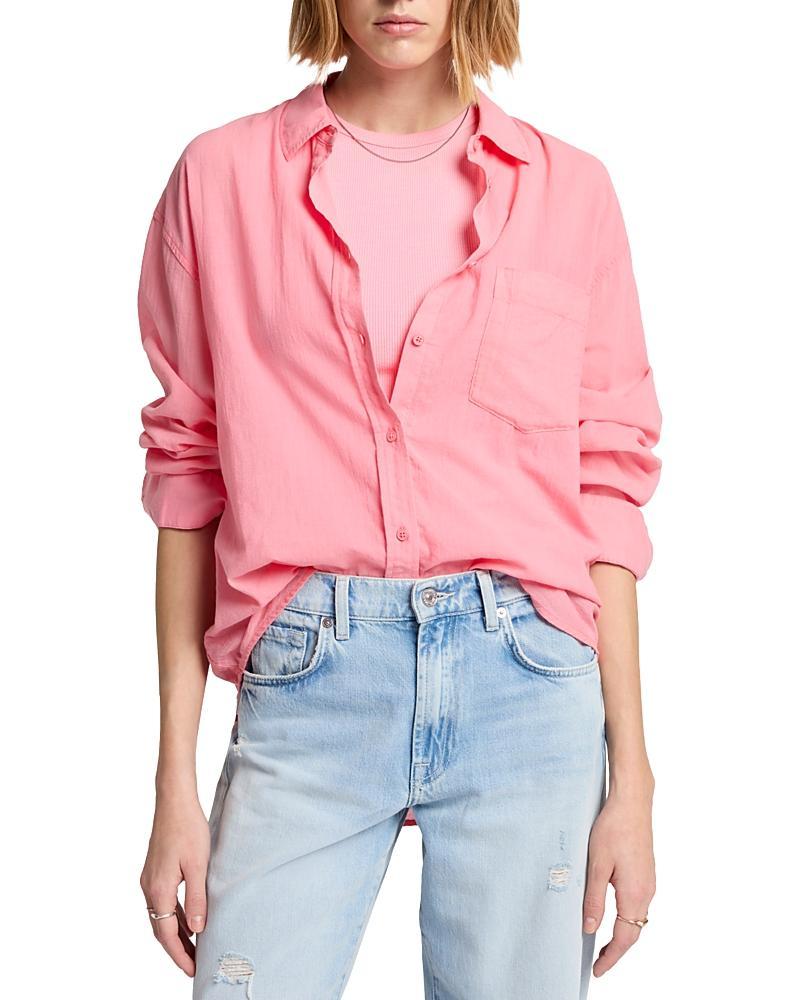 Womens Pima Cotton Voile Shirt Product Image
