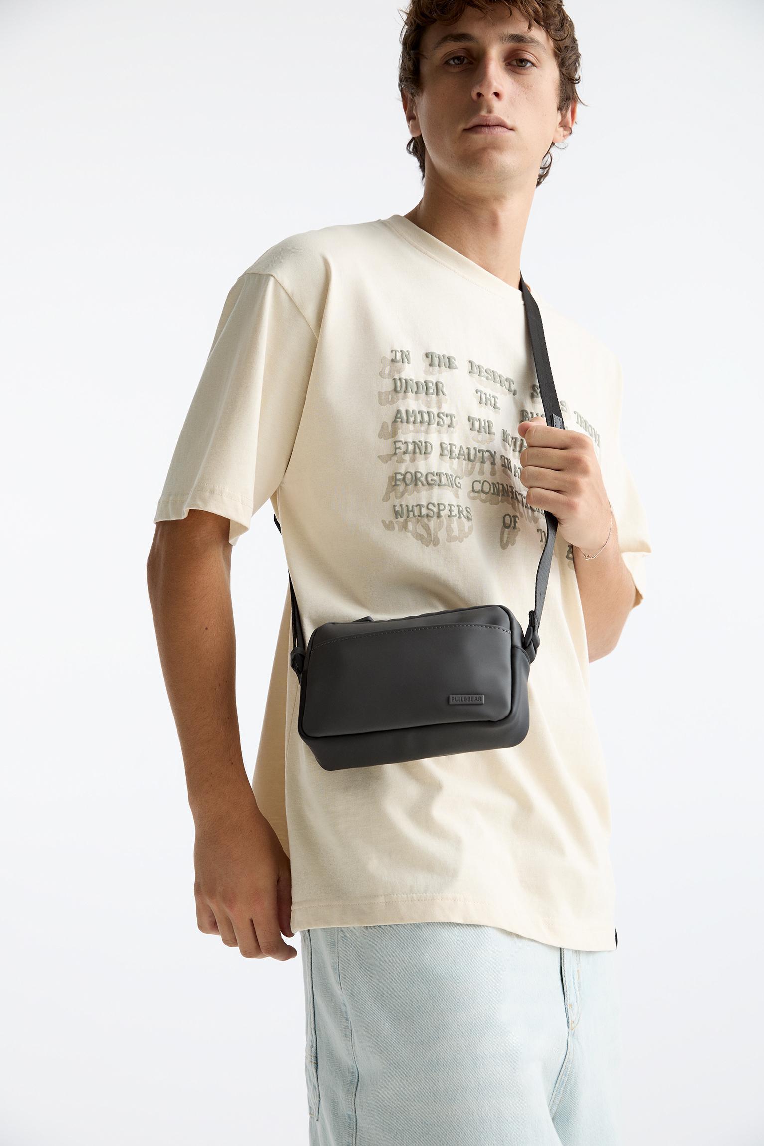 Rubberized crossbody bag Product Image