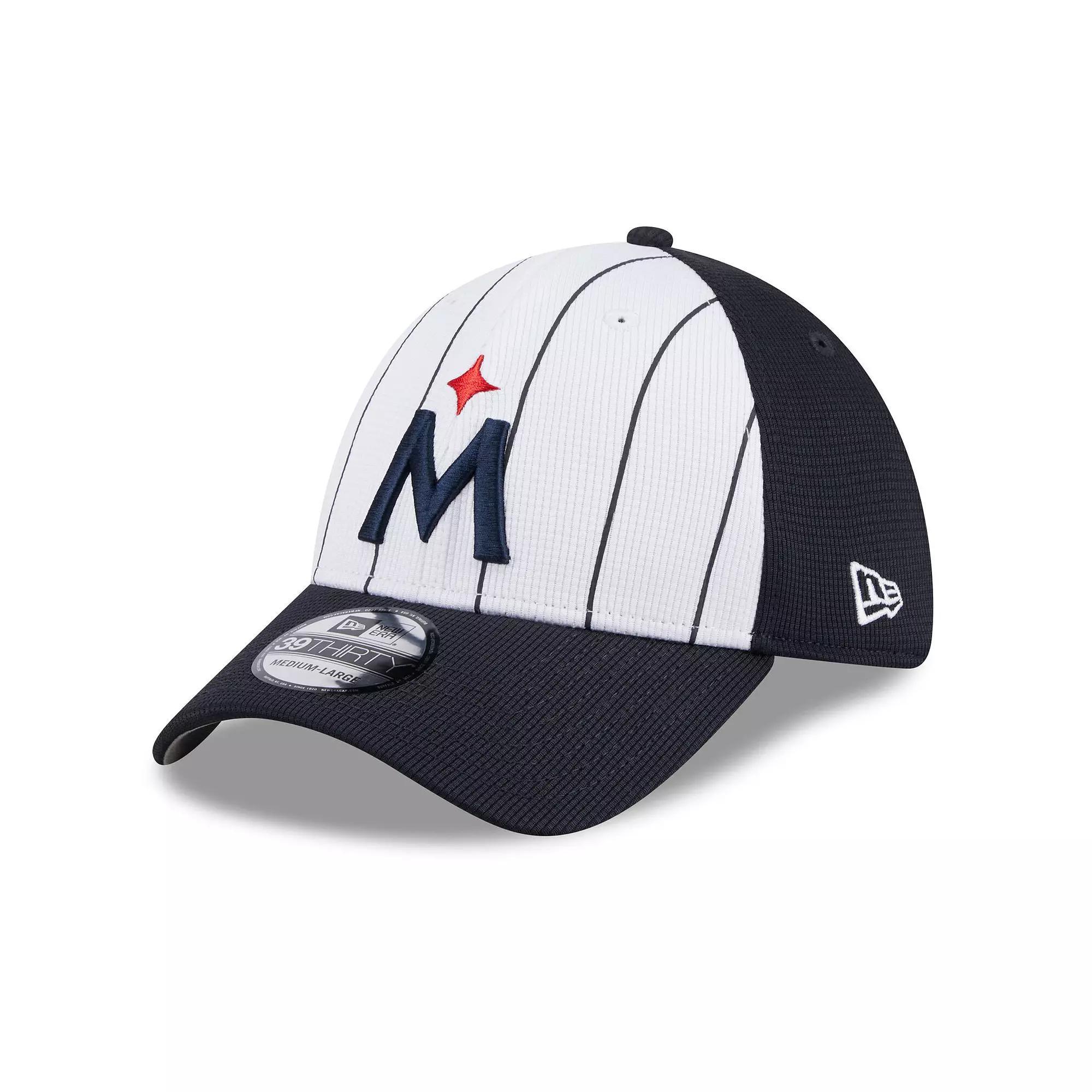 Men's New Era  White Minnesota Twins 2024 Batting Practice 39THIRTY Flex Hat, Size: Medium/Large Product Image