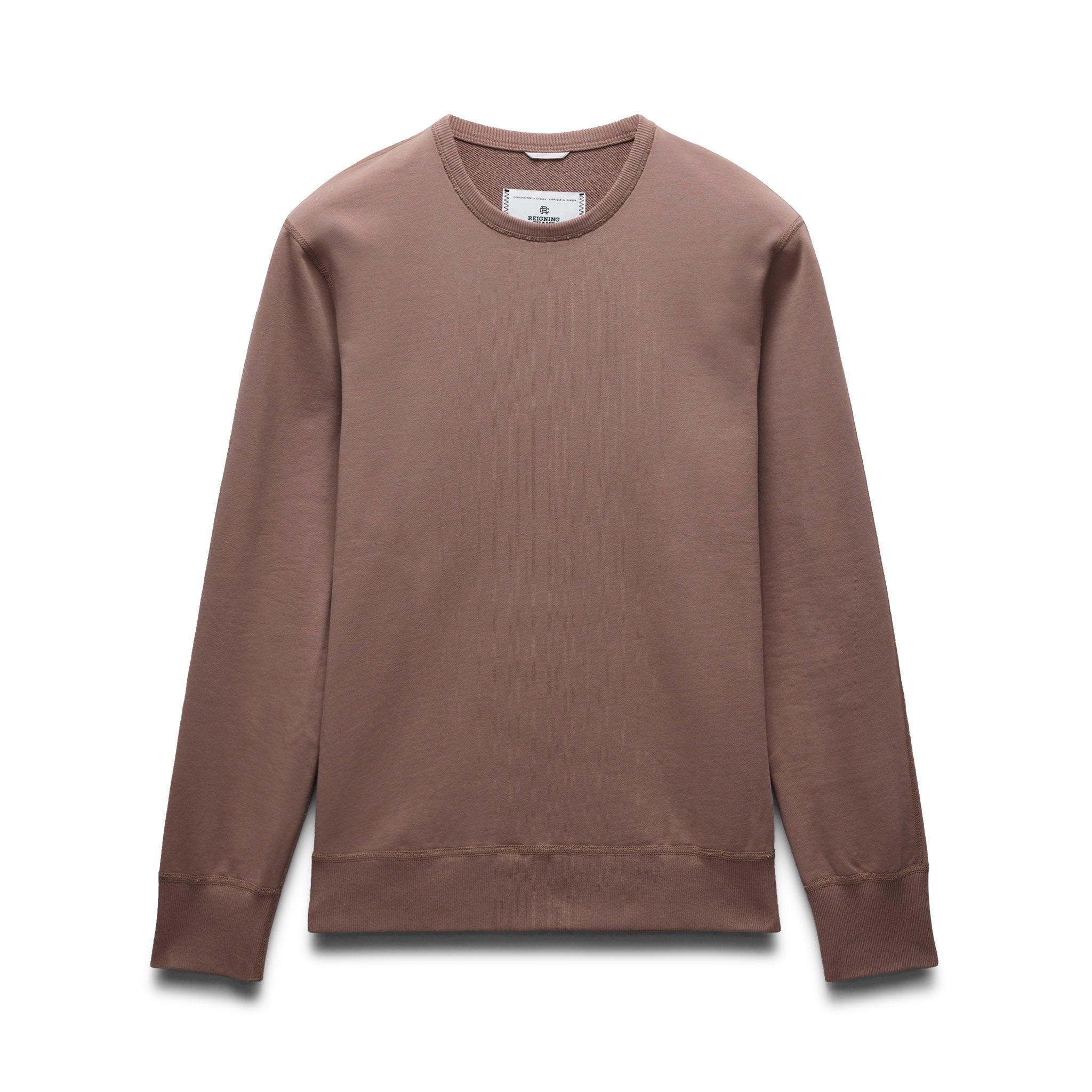 Midweight Terry Slim Crewneck Male Product Image