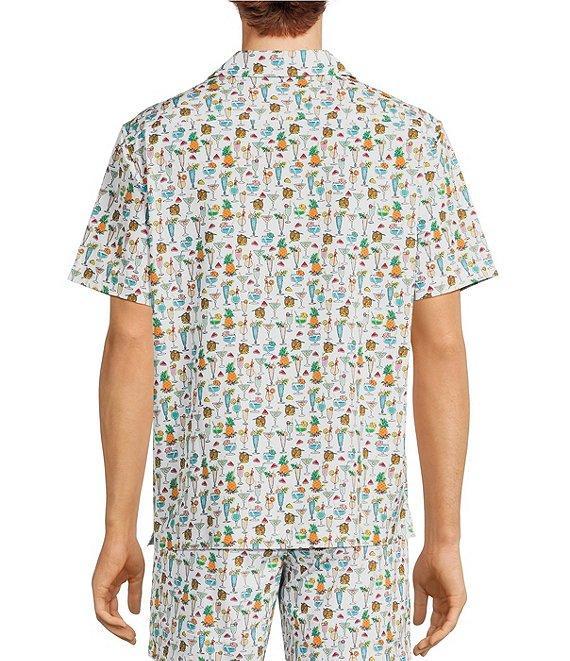 Caribbean Beach Drinks Cabana Woven Top Product Image