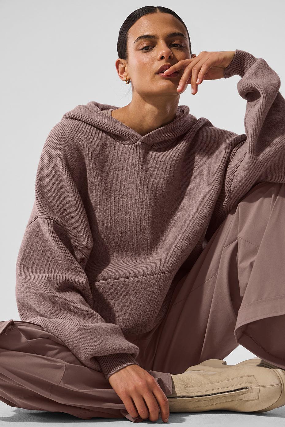 Scholar Hooded Sweater - Mushroom Heather Product Image