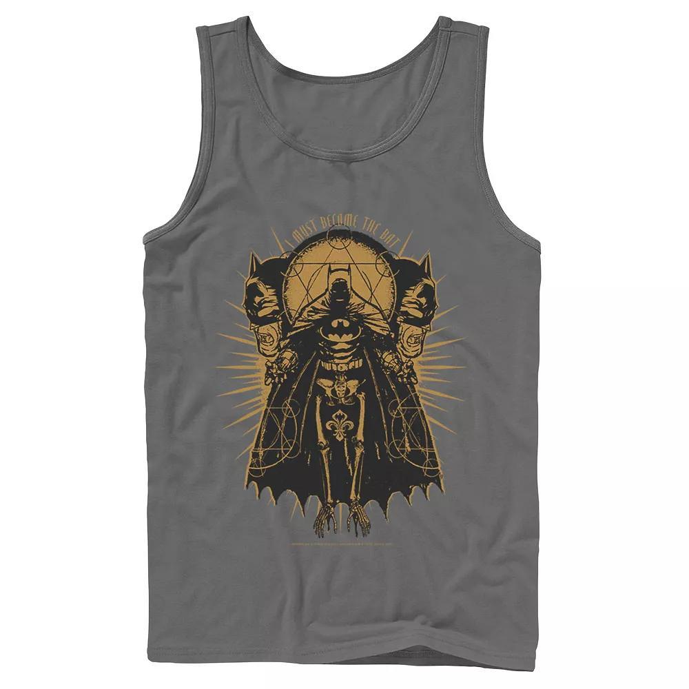 Men's DC Comics Batman Skeleton Sketch Poster Tank Top, Size: XL, Black Product Image