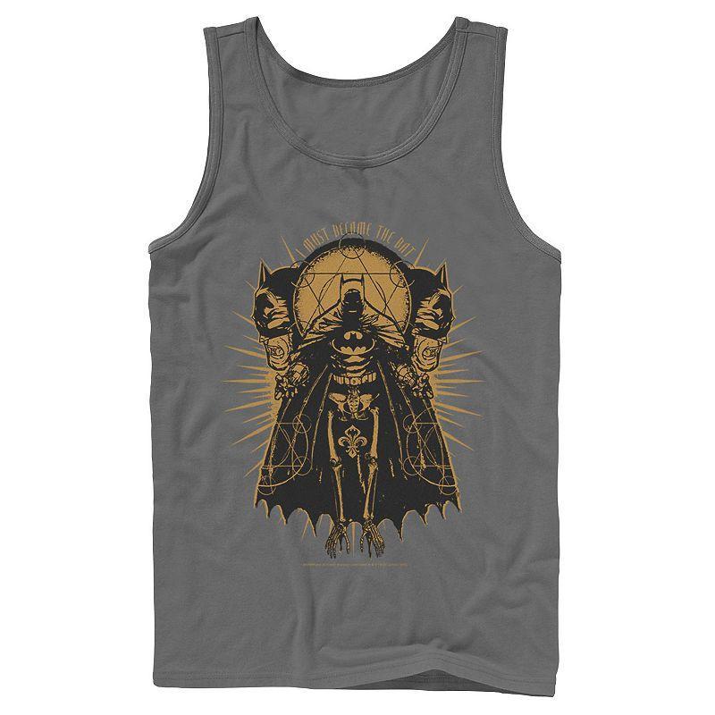 Men's DC Comics Batman Skeleton Sketch Poster Tank Top, Size: XL, Black Product Image