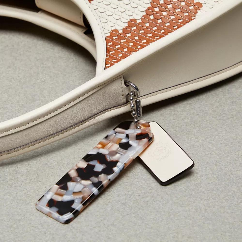 Ergo Bag With Wavy Sequins In Upcrafted Leather Product Image