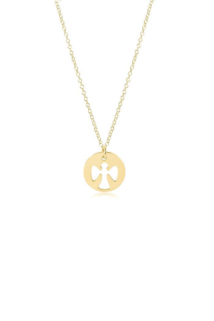 16" Guardian Angel Charm Necklace Product Image
