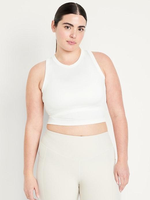 Fluid Seamless Fitted Crop Tank Top Product Image