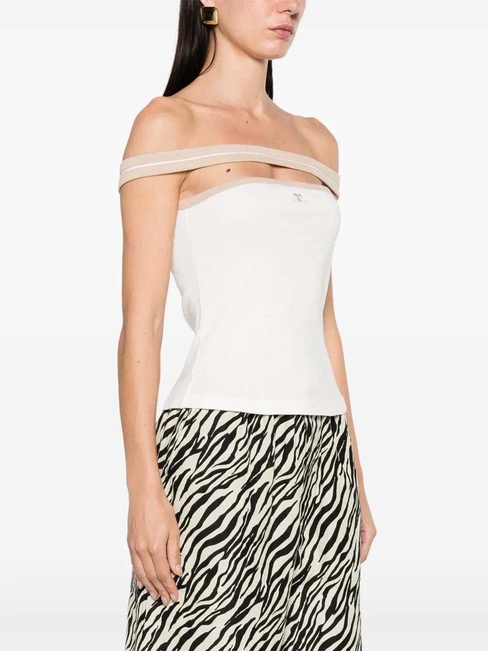 Hyperbole Contrast sleeveless top  Product Image