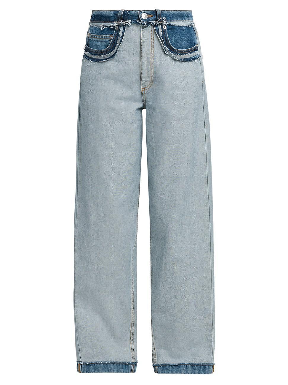 Low-Waisted Reverse Jeans Product Image