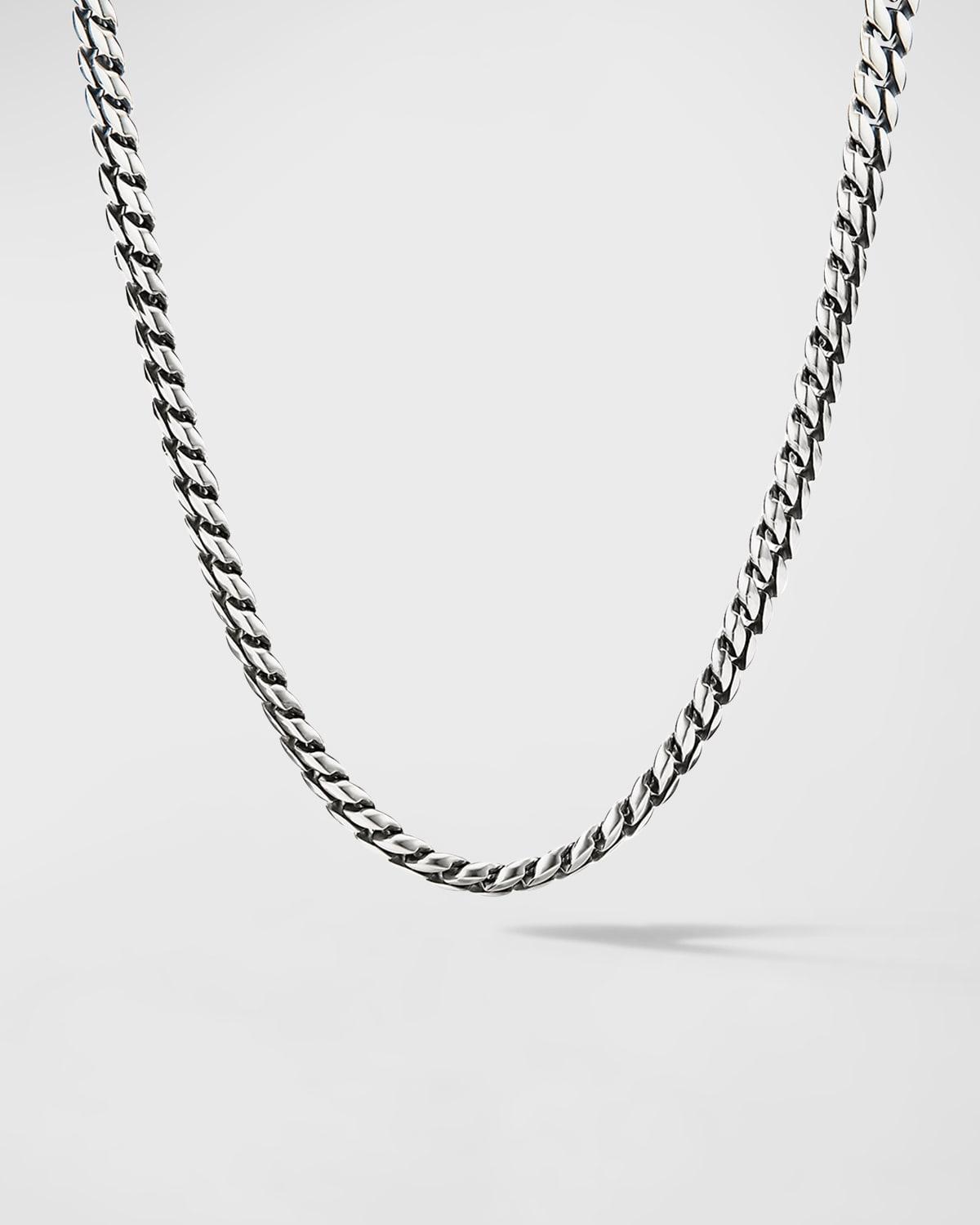 David Yurman Mens Curb Chain Necklace in Sterling Silver, 8mm Product Image