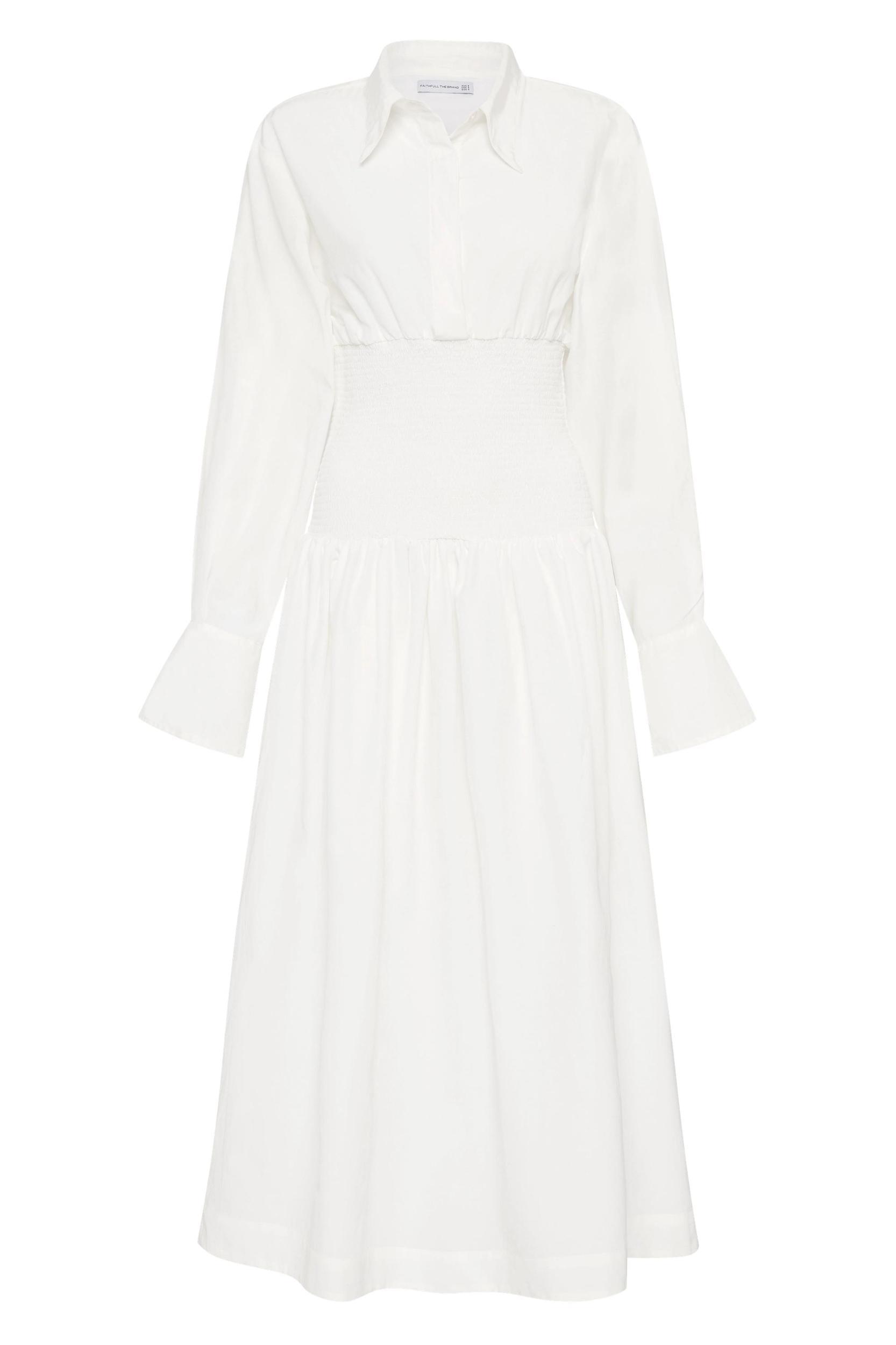 Cervo Midi Dress White - Final Sale Product Image