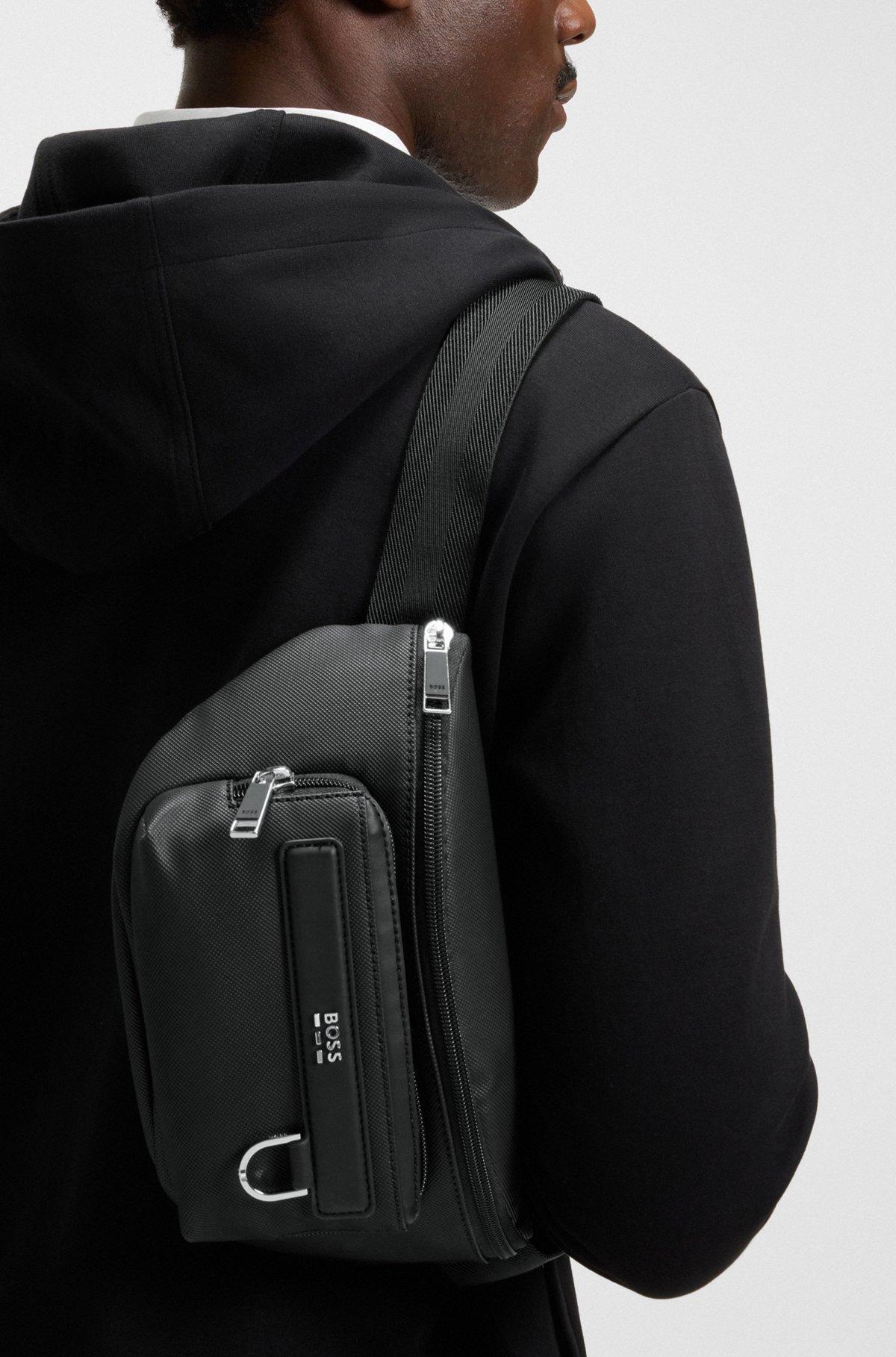 BOSS - Belt bag with logo trim - Black Product Image