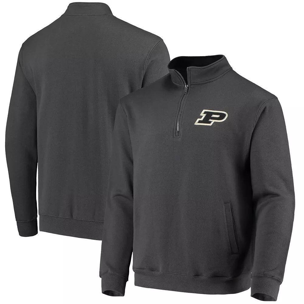 Men's Colosseum Charcoal Purdue Boilermakers Tortugas Logo Quarter-Zip Jacket, Size: Small Product Image
