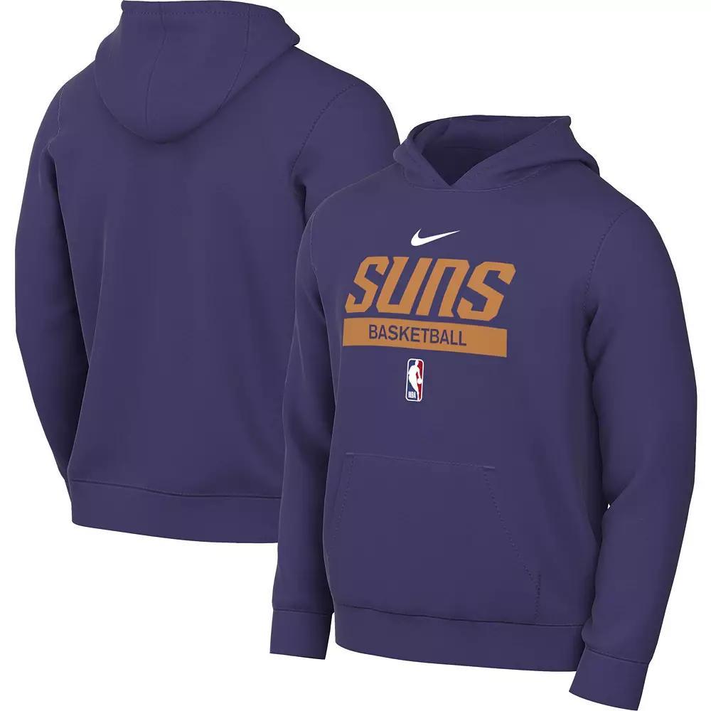Men's Nike Purple Phoenix Suns 2022/23 Spotlight On-Court Practice Performance Pullover Hoodie, Size: XL, Phx Purple Product Image