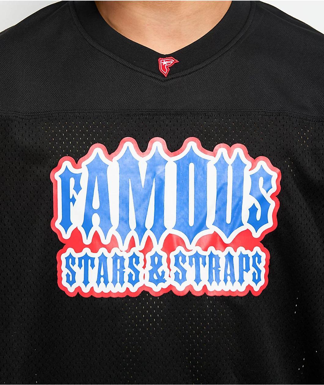 Famous Stars & Straps Black Football Jersey Product Image