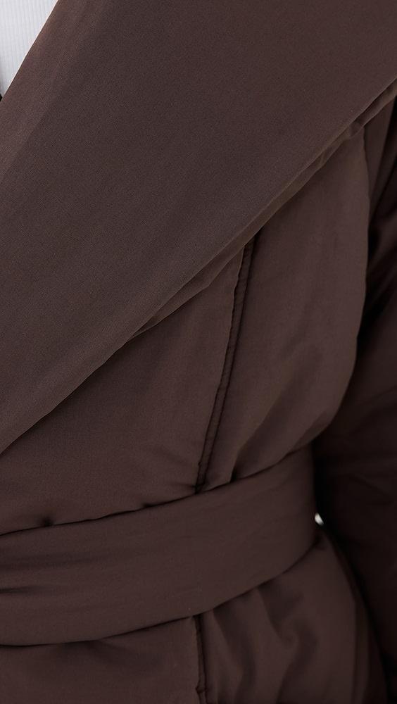 Varley Ana Long Wrap Puffer Coat | Shopbop Product Image