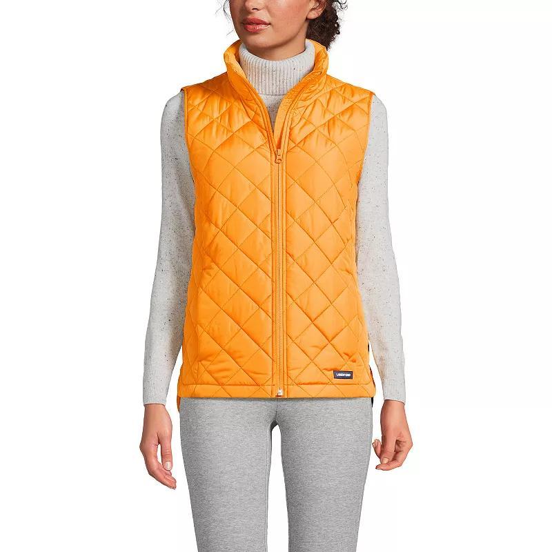 Women's Lands' End Insulated Vest, Size: XL, Subtle Blue Product Image