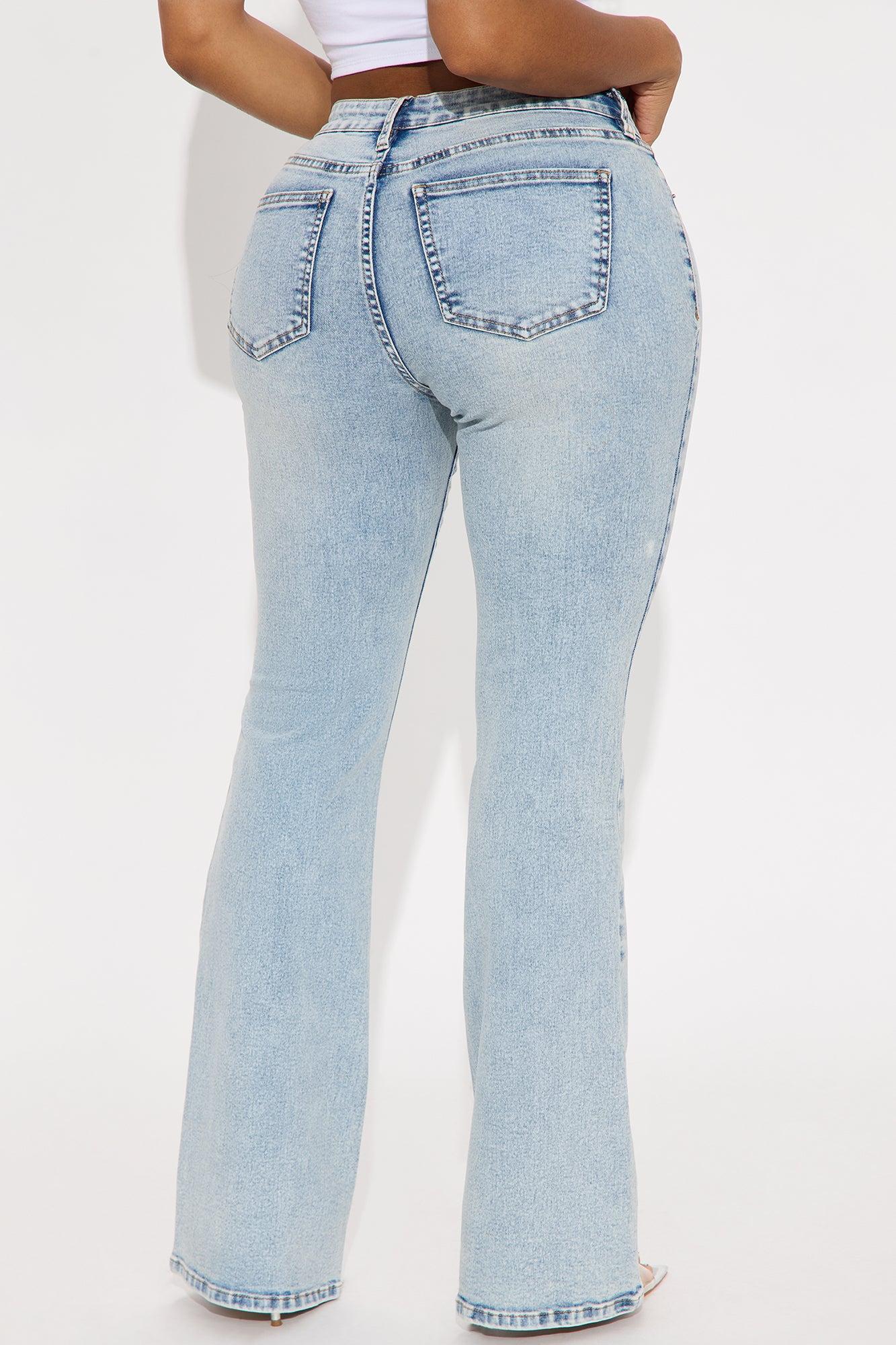Best Ever Low Rise Flare Jeans - Light Wash Product Image