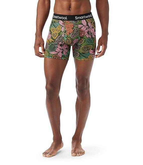 SmartWool Merino 4.75#double; Tropical Floral Print Boxer Brief Product Image