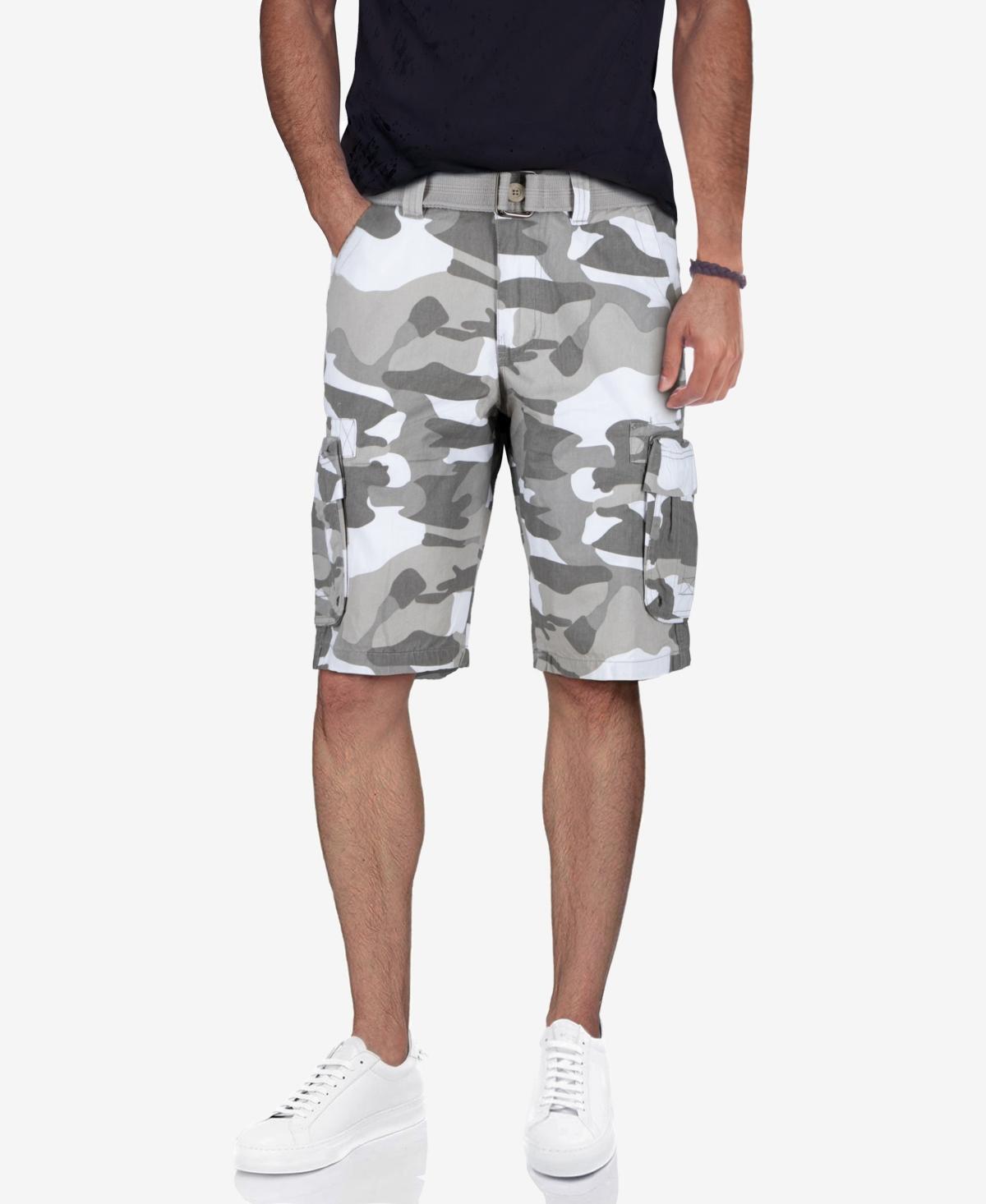 Men's RAW X by Xray Regular-Fit Belted Cargo Shorts, Size: 30, Green Product Image