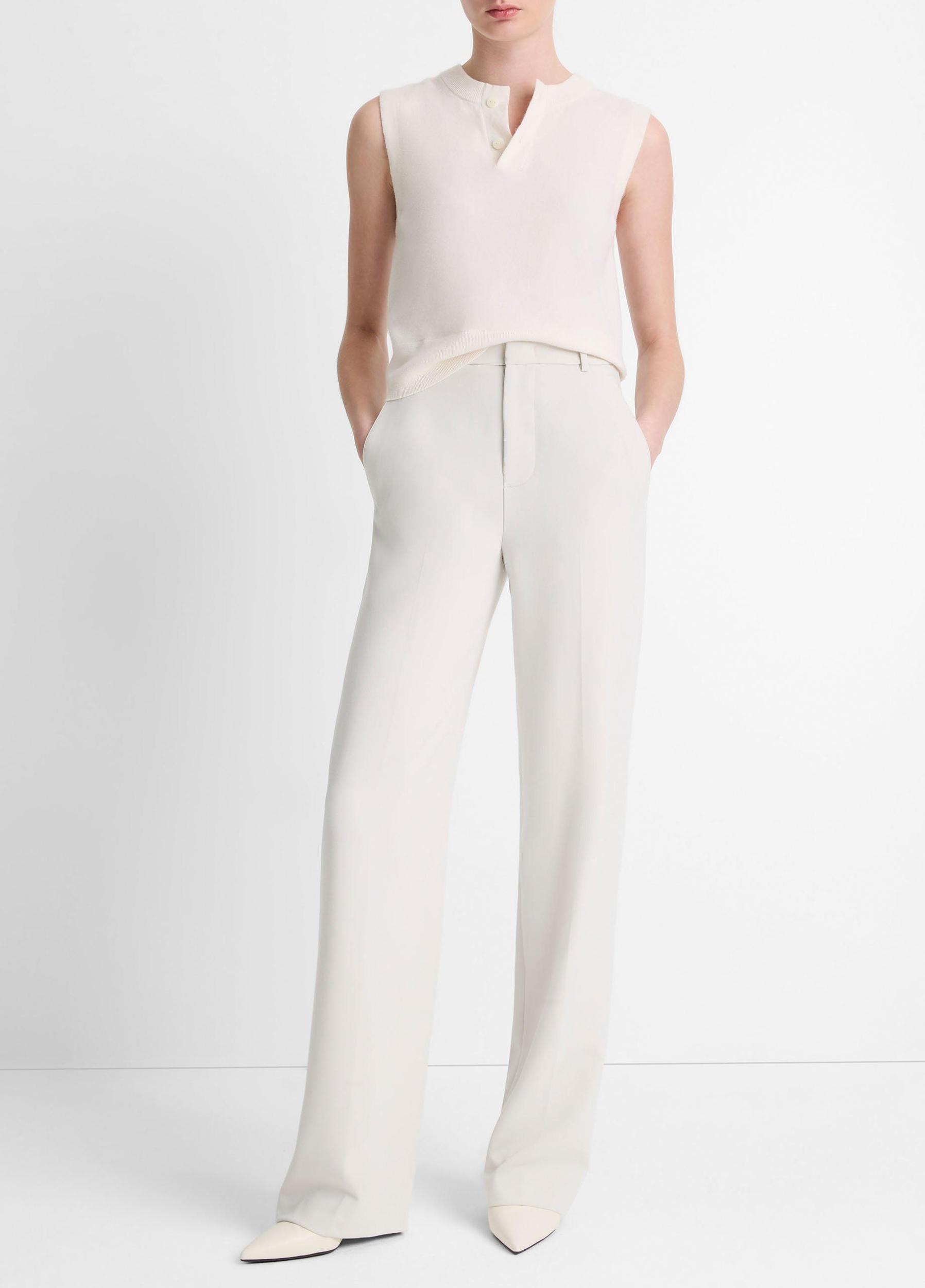 Soft Sculpture High-Rise Straight-Leg Trouser Product Image