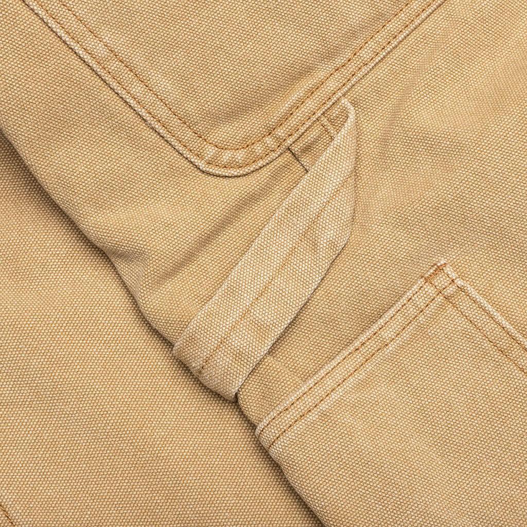 Ryan Double Knee Shorts - Washed Brown Male Product Image